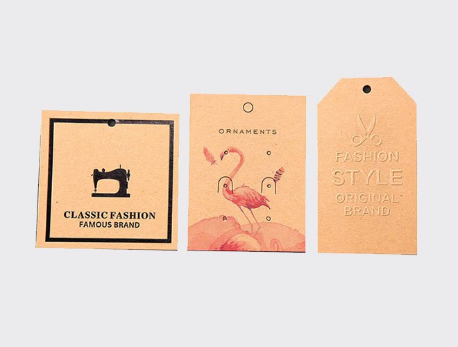 Custom kraft paper hang tag