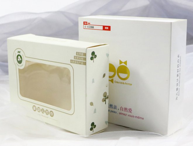 Custom Infant square towel packaging box