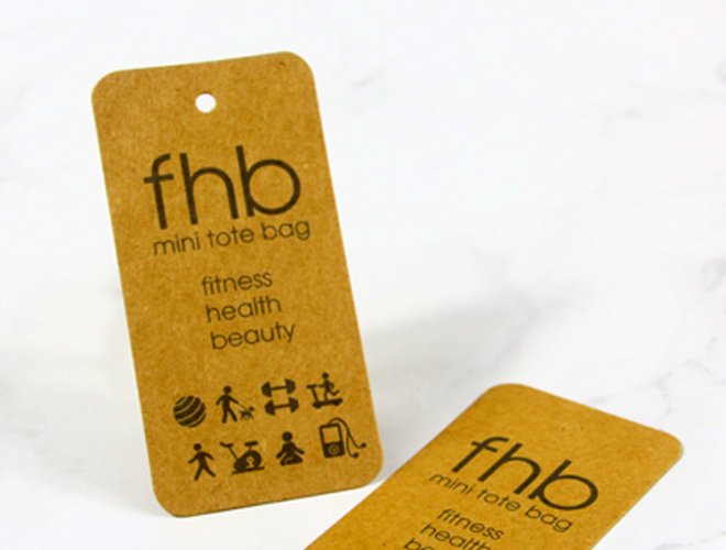 Kraft Hang Tags for Clothing 